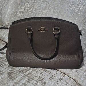 Coach Black and Brown Satchel
